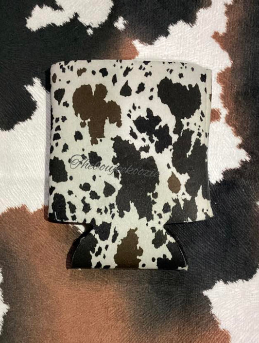 NATURAL COWHIDE KOOZIE
