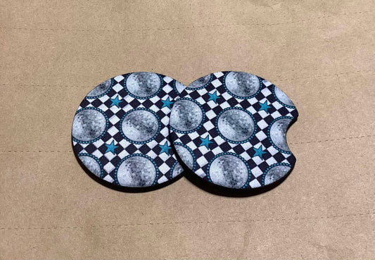 DISCO BALLS CAR COASTERS