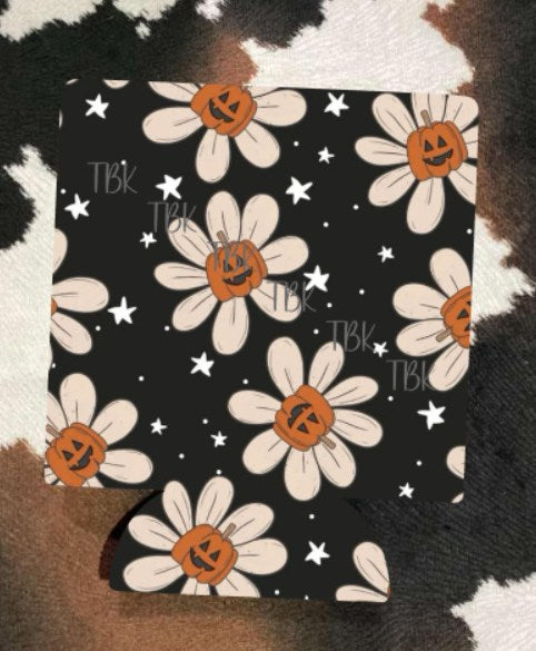 PUMPKIN DAISIES KOOZIE