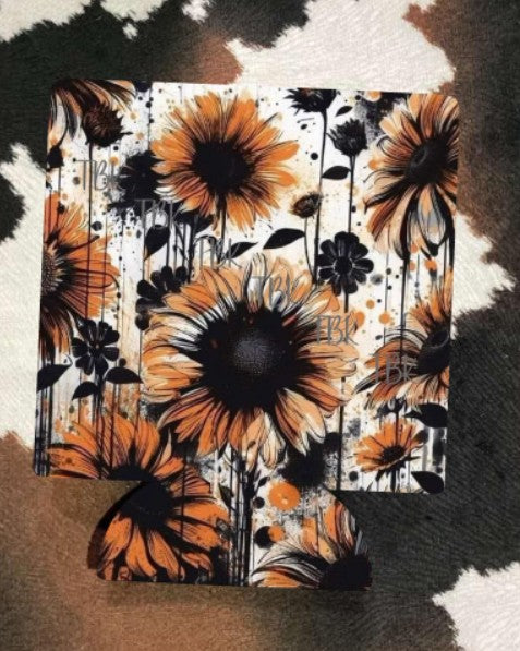 DRIPPING SUNFLOWERS KOOZIE