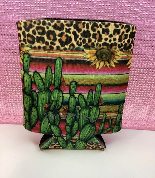LEOPARD CACTUS KOOZIE
