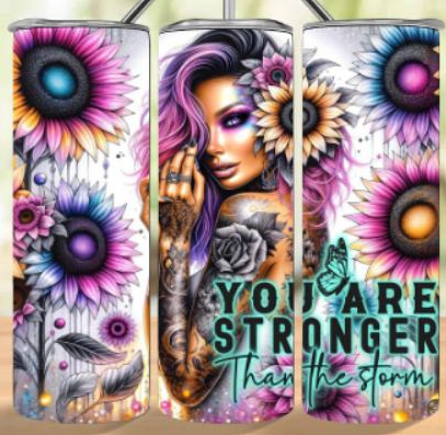 You are Stronger than the Storm 20oz Tumbler