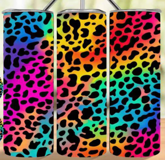 COLORFUL CHEETAH 20oz TUMBLER