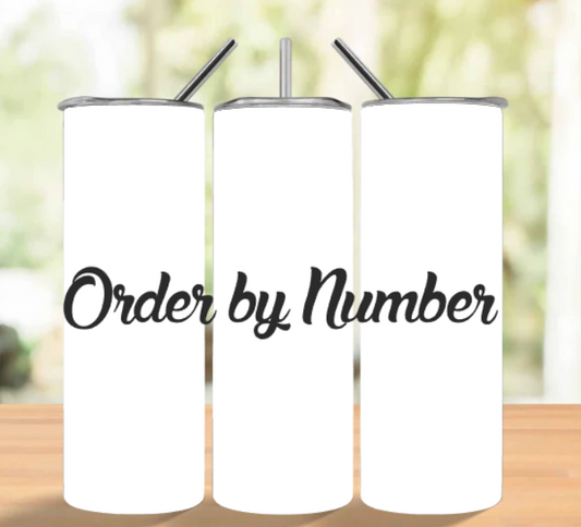 $8 Order by number