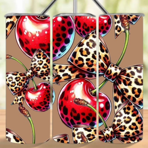 LEOPARD CHERRIES TUMBLER