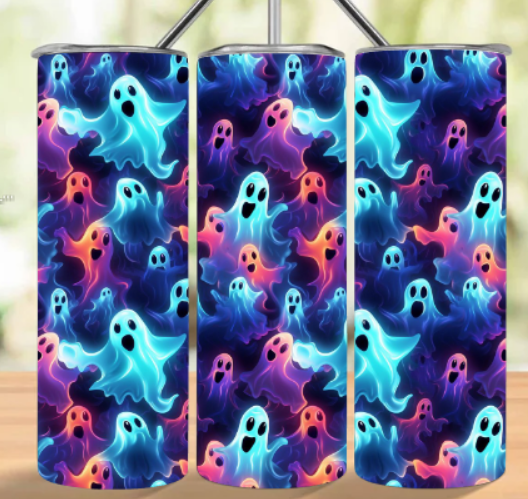 NEON GHOSTS TUMBLER