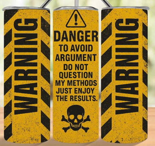 WARNING TUMBLER