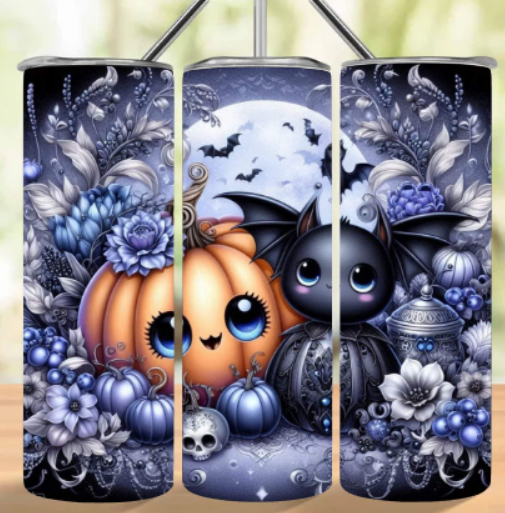 PUMPKIN CAT TUMBLER