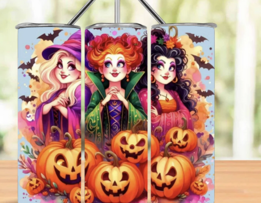 SISTERS WITH PUMPKINS TUMBLER