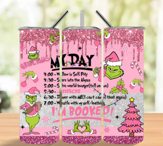 PINK MY DAY TUMBLER