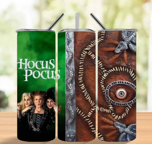 HOCUS POCUS BOOK TUMBLER